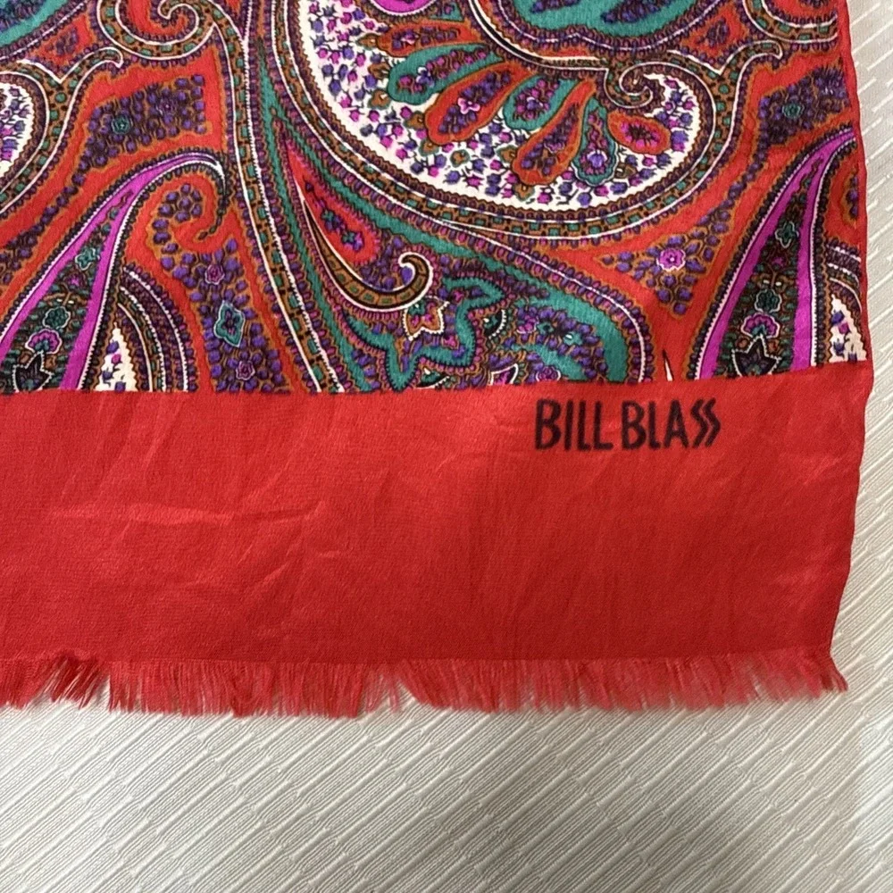 Bill Blass designer scarf, 12